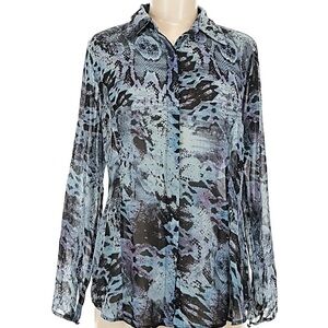 CAbi Multicolor Patterned Blouse